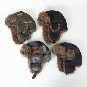 デイビークロケットハット（ラビット＆ラクーンファー）】（男女兼用