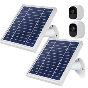 iTODOS IP65 Solar Panel Works for Arlo Pro and Arlo Pro 2, Switch Control,
