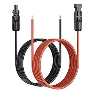 Bateria Power Solar Panel Extension Cable, 10AWG Wire with MC4 Female and M
