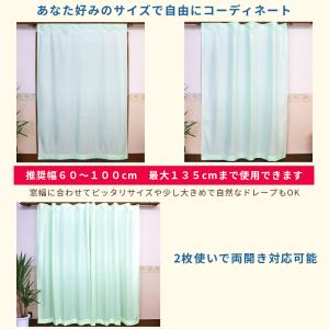 セール フラットレースカーテン 間仕切りカーテ...の詳細画像2