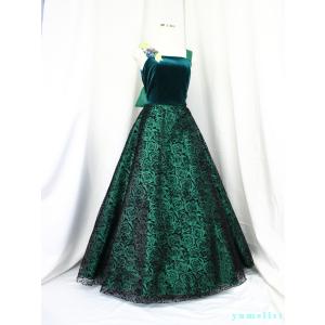 ゆめりすと カトヴィツェv4 ネイビー 160 (15)：演奏会発表会用ドレス