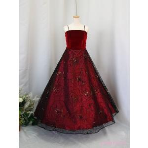 ゆめりすと オーロラv7 ネイビー 140 (11)：演奏会発表会用ドレス