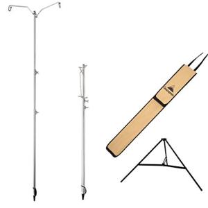 キャンピングムーン（CAMPING MOON） パイルドライバー 5ポンド オールステンレス 収納ケース付 先端カバー 三脚スタンド別売 D