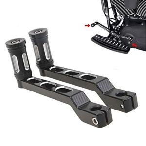 HANSWD ハーレー オートバイ バックステップ CNC 変速シフターレバーペダル(黒)