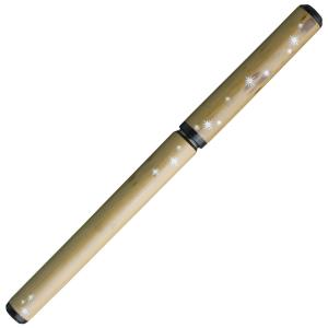 あかしや 天然竹筆ペン #48 星 透明ケース 2700MP-48｜yumegazai