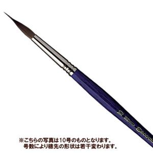 水彩筆 Escoda エスコダ 水彩筆 1310 コリンスキーセーブル ラウンド・センターポイント 中軸 2号｜yumegazai