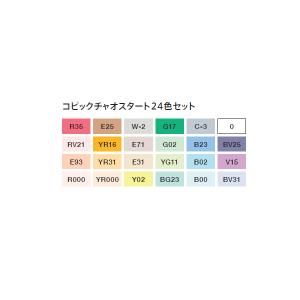 コピック コピックチャオ スタート 24色セットの詳細画像1