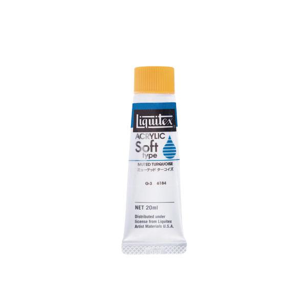 Liquitex リキテックス ソフト#6 (20ml) 184 ミューテッドターコイズ