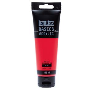 Liquitex リキテックス BASICS ベーシックス 118ml 蛍光レッド