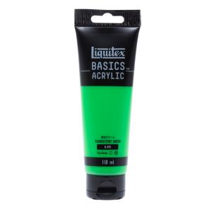 Liquitex リキテックス BASICS ベーシックス 118ml 蛍光グリーン
