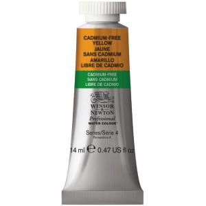 Winsor＆Newton プロフェッショナル ウォーターカラー 14ml チューブ 890 カドミウムフリー イエロー｜yumegazai