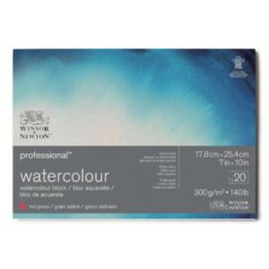 Winsor＆Newton プロフェッショナル水彩紙ブロック 細目 300g 17.8×25.4