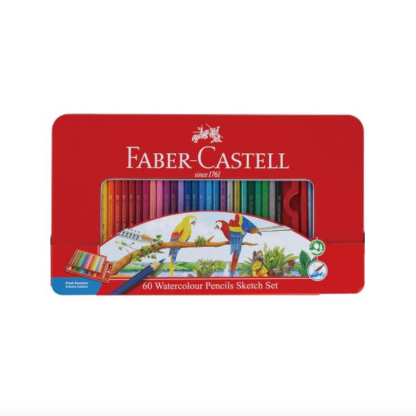 Faber-Castell ファーバーカステル 水彩色鉛筆 60色セット 75209