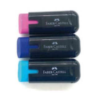 Faber-Castell ファーバーカステル 鉛筆削り付き消しゴム 3色セット 81265｜yumegazai