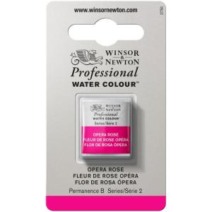 Winsor＆Newton プロフェッショナル ウォーターカラー ハーフパン 448 オペラローズ