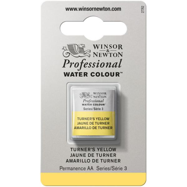 Winsor＆Newton プロフェッショナル ウォーターカラー ハーフパン 649 ターナーズイエ...