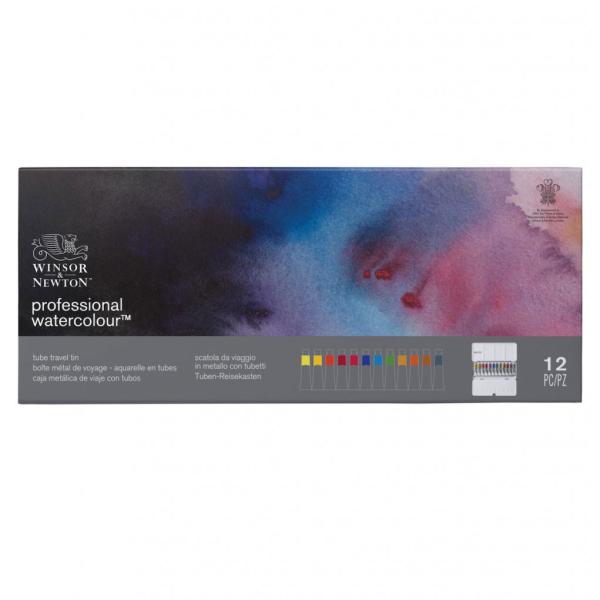 Winsor＆Newton プロフェッショナル ウォーターカラー 5ml チューブ 12色セット ラ...