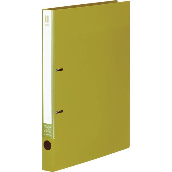 コクヨ リングファイル NEOS A4縦 180枚とじ ライトオリーブ フ-NE420G
