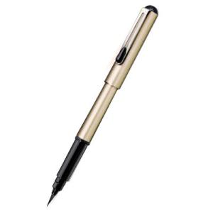 筆ペン Pentel 携帯筆ペン きらり 金色