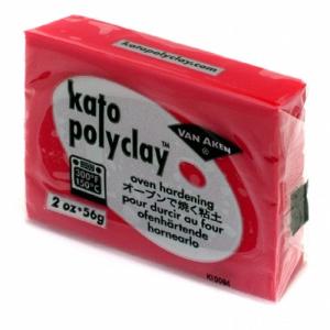 オーブン粘土 katopolyclay オーブン粘土 2オンス（56g） レッド クレイアート用具 ねんど｜yumegazai