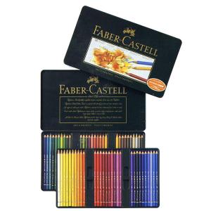 Faber-Castell ファーバーカステル ポリクロモス色鉛筆 60色セット （缶入）｜yumegazai