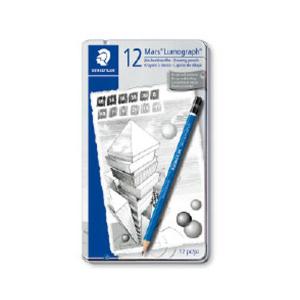 STAEDTLER ステッドラー ルモグラフ鉛筆 12本セット 100G12｜yumegazai