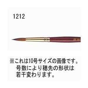 水彩筆 Escoda エスコダ 水彩筆 1212 コリンスキータイミーセーブル ラウンド 中軸 4/0号｜yumegazai