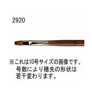 Escoda エスコダ 油彩筆 2920 コリンスキー ブライト 長軸 12号｜yumegazai