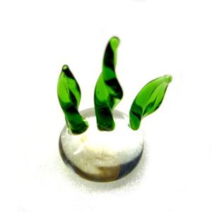 手作りキャンドルを作ってみよう♪ ガラス細工 ミズクサ S オリジナルキャンドル キャンドル材料