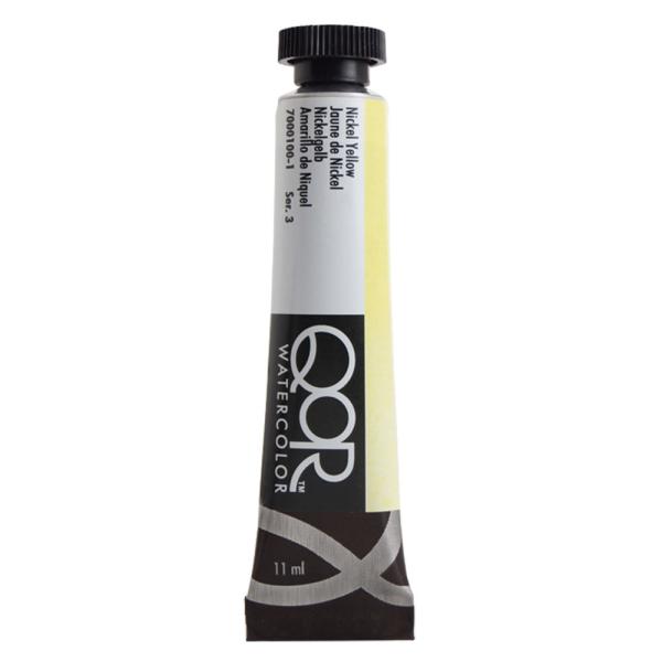 ゴールデン GOLDEN 透明水彩絵具 QoR 11ml 100 ニッケル イエロー