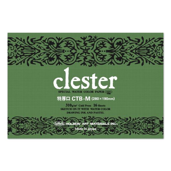 clester クレスター 水彩紙 コットン・パルプ 310g/m2 中目 ブロック M (280×...