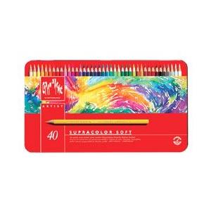CARAN d'ACHE（カランダッシュ） スイスカラー色鉛筆 40色セット 日本