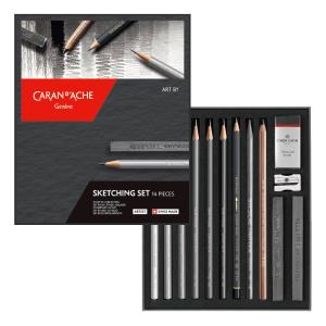 CARAN d'ACHE（カランダッシュ） ネオカラー2 84色木箱セット 7500-484