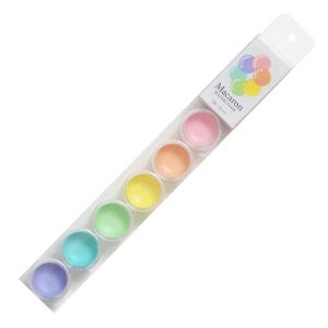 マカロン 固形水彩絵具 6色セット