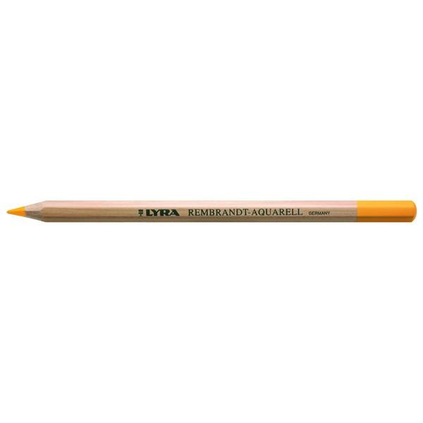 Lyra リラ レンブラント アクアレル 水彩色鉛筆 カドミウムイエローディープ (12本セット) ...