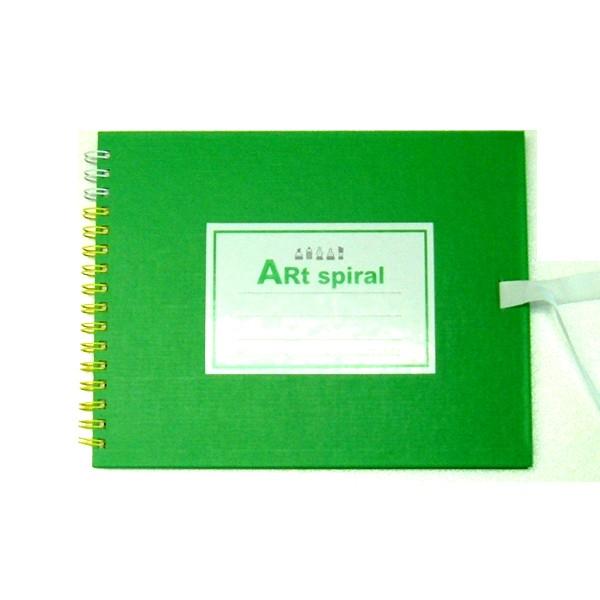 アートスパイラル スケッチブック F0 ライトグリーン