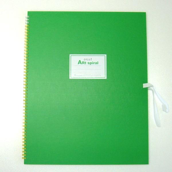 アートスパイラル スケッチブック F4 ライトグリーン