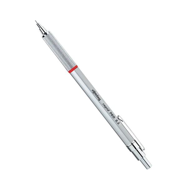 rotring ロットリング 1904255 ラピッドプロ メカニカルペンシル シルバー 0.5mm