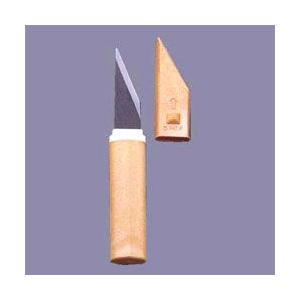 義春 ペナント切出ナイフ プラ柄二層鋼 ※ブリスターパック