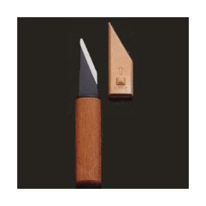 義春 ペナント切出ナイフ 木柄全鋼