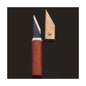 義春 ペナント切出ナイフ 木柄二層鋼