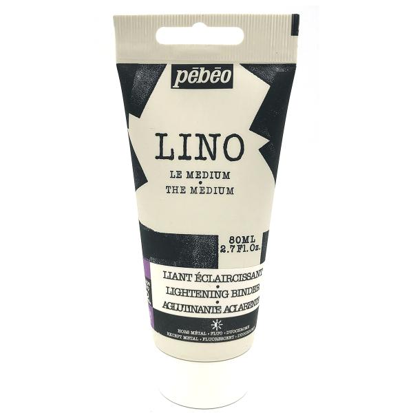 リノカット版画 インク（水性）80ml ライトニングメディウム 専用薄め液