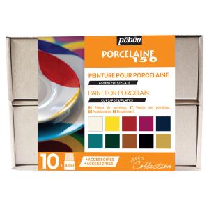 pebeo ポーセレン150 陶磁器用 水性アクリル絵具 No. アトリエコレクション