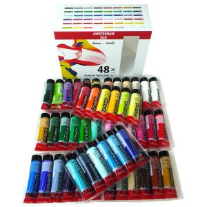 ホルベイン アクリルガッシュ 36色セット D418 （6号 20ml） : 額縁