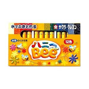 SAKURA クレヨン水性 12色セット ハニーBeeの商品画像