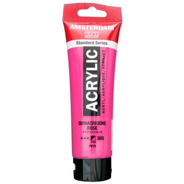 アムステルダム アクリリックカラー 120ml キナクリドンローズ T1709-366