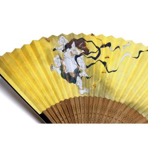 扇子 両面貼り 75型35間 琳派 風神雷神 ...の詳細画像5