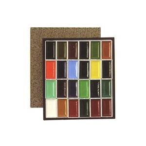 上羽絵惣 顔彩セット 24色セット 大角