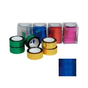 キラキラ光る ホログラムテープ 青 20mm×約20m巻