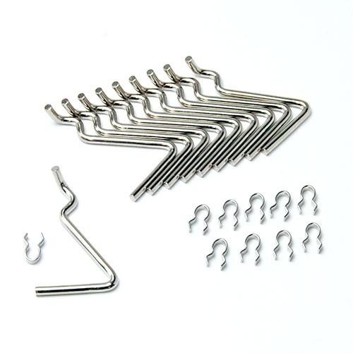 展示板用フック L型 10個組